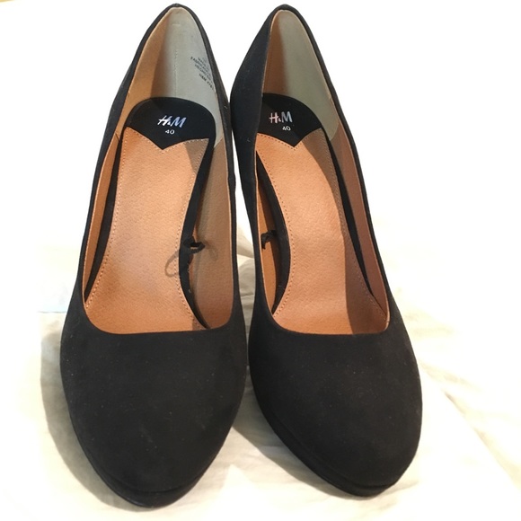 ⚡️Spring Sale⚡️ Suede Black Platform Pumps - Picture 2 of 4