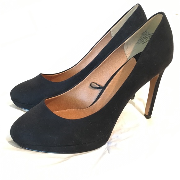 ⚡️Spring Sale⚡️ Suede Black Platform Pumps - Picture 3 of 4