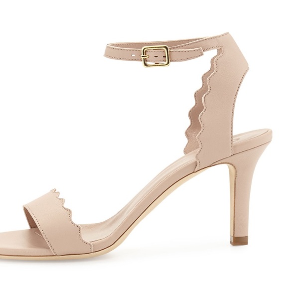 chloe lauren scalloped sandal