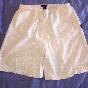 Chill Striped IZOD Pajama Shorts. Cozy af