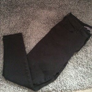 American Eagle Black High Rise Jeggings