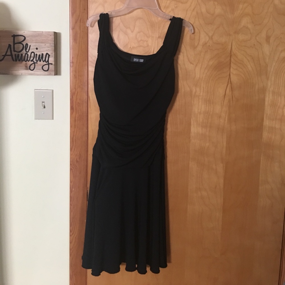 Black flowing dress