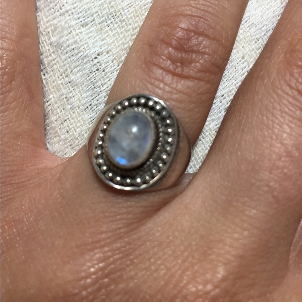 Moonstone & Sterling Silver ring