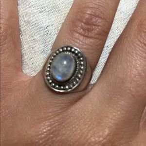 Moonstone & Sterling Silver ring
