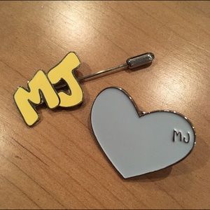 Marc Jacob pin set