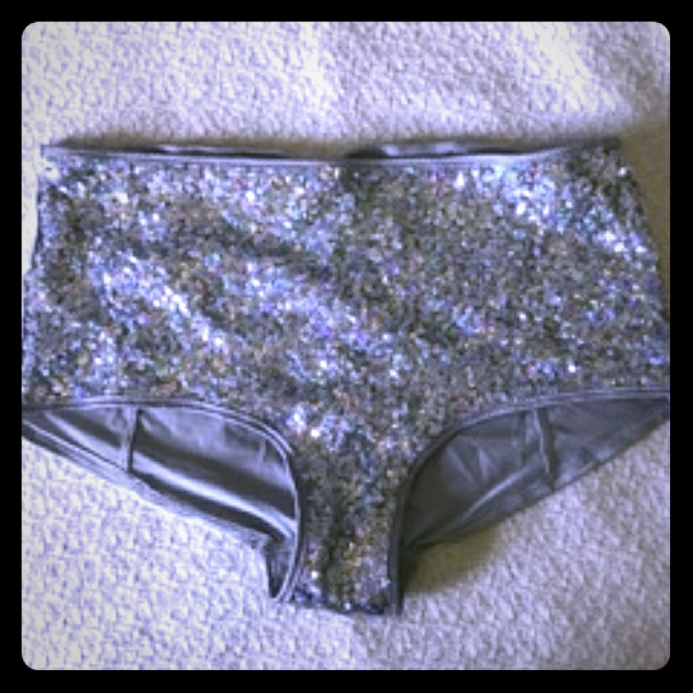 Holographic iridescent sequin panties! 💖
