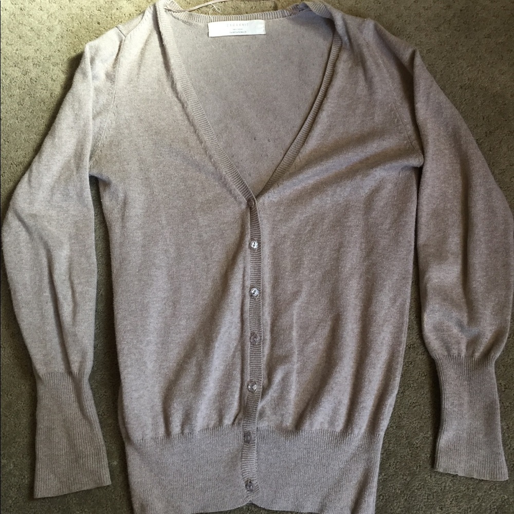 Zara basics cardigan.