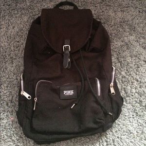 Victoria's Secret pink black backpack