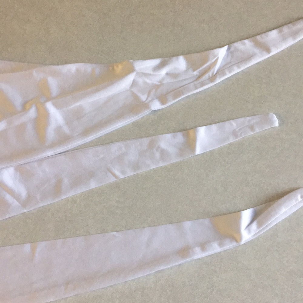 'Tori' Triple Tie White Top - Picture 4 of 4