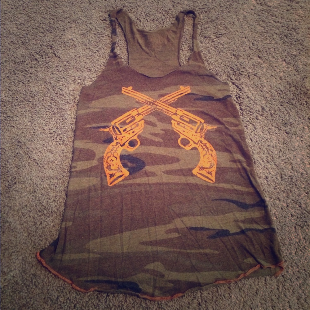 Camouflage Country Girl tank top