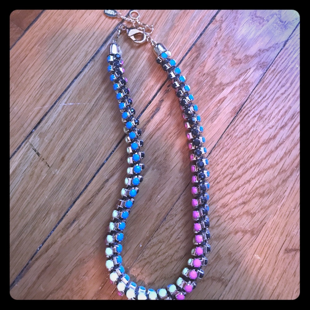 Multi-Color Gem Necklace