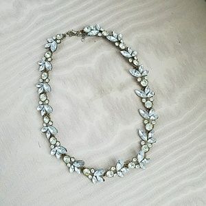 Floral Rhinestone Necklace