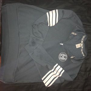 Blue-zip up-pull over by PINK