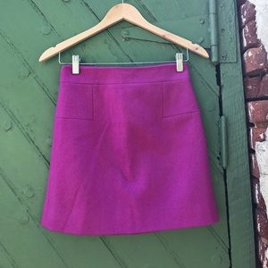 J. Crew wool blend mini skirt J. Crew wool blend mini skirt