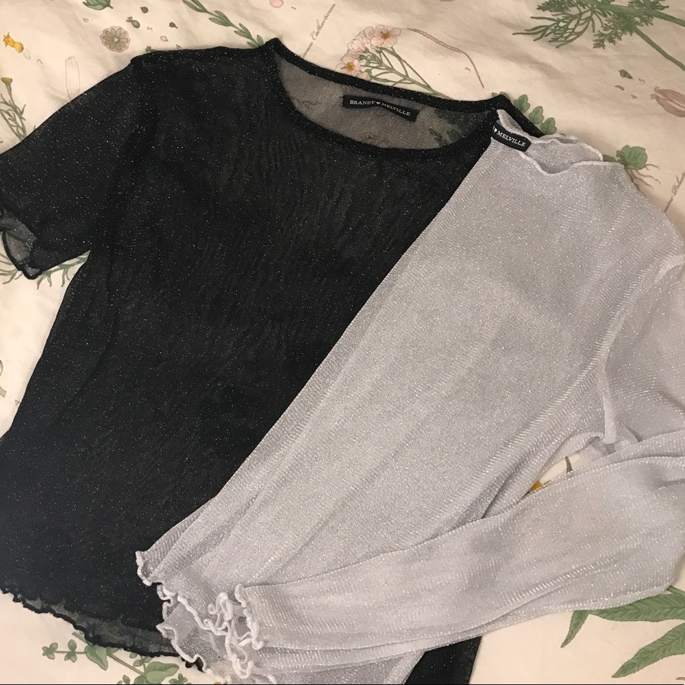 Brandy Melville Glitter Top Bundle