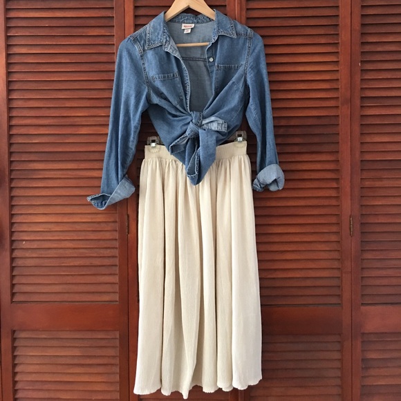 American Apparel Dresses & Skirts - Accordion Pleat Skirt Mid-Length