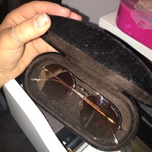 Tom Ford Ace pink aviator sunglasses