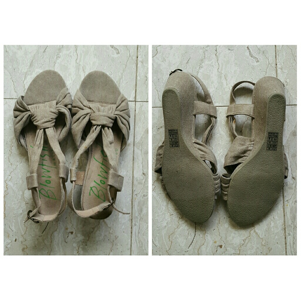 Nude Wedges