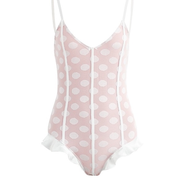 'Lyla' Polka Dot Bodysuit - Picture 5 of 8
