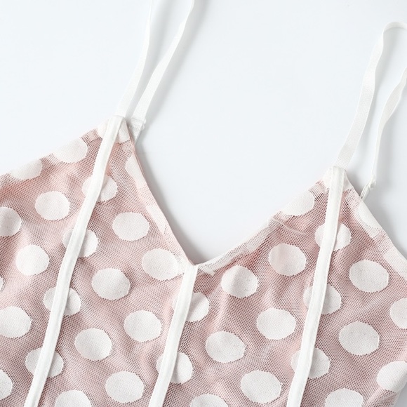 'Lyla' Polka Dot Bodysuit - Picture 6 of 8