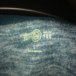 Dark and light blue sweater