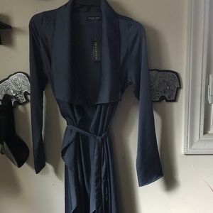 Thin satin like duster