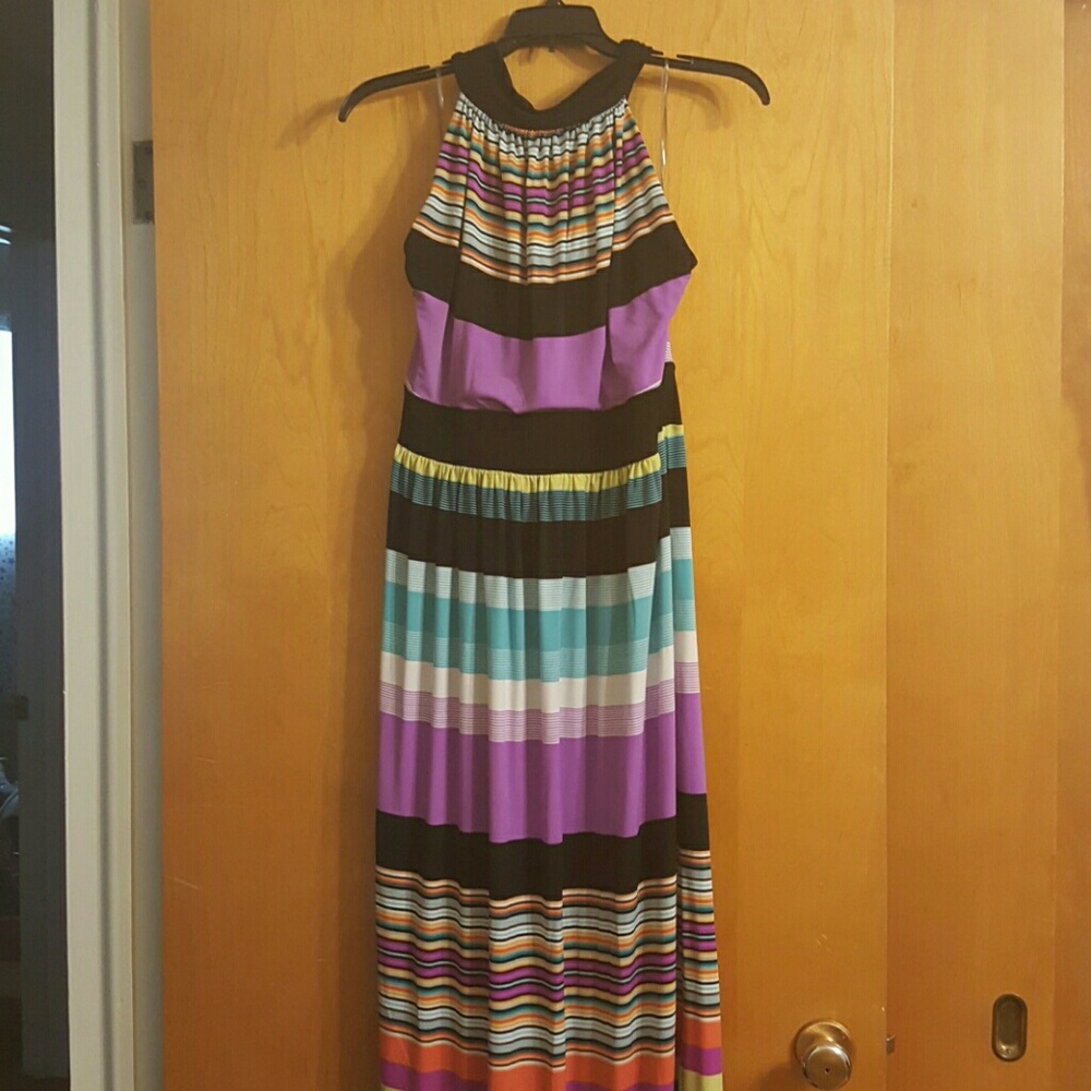 Cute striped halter dress