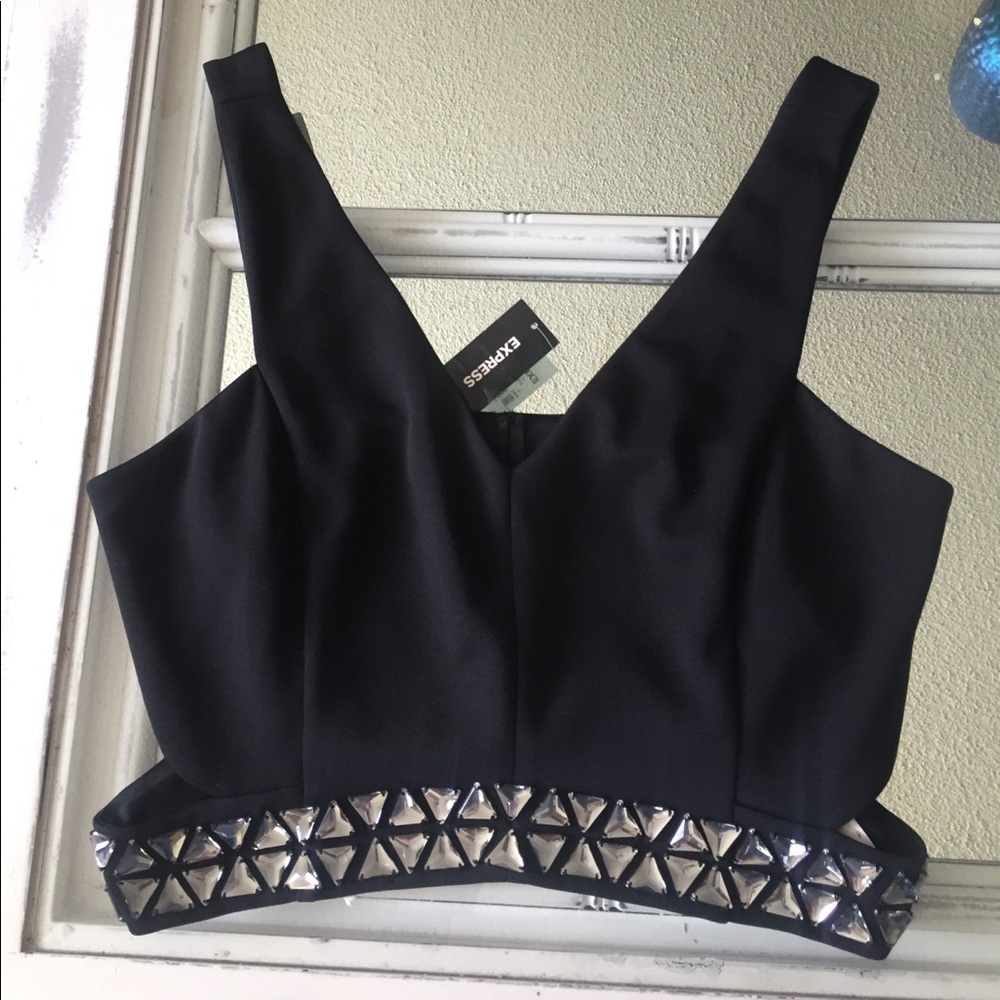 Embellished crop top!