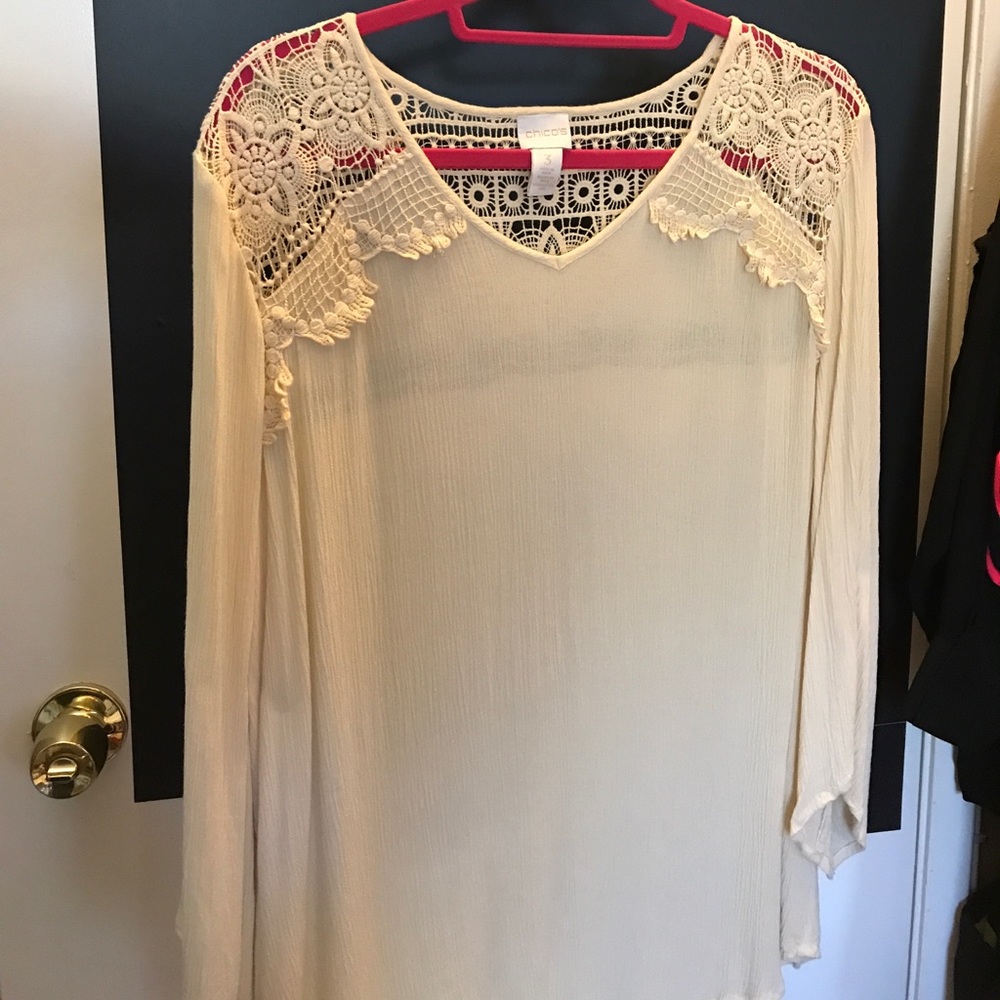 Ivory Lace Shirt