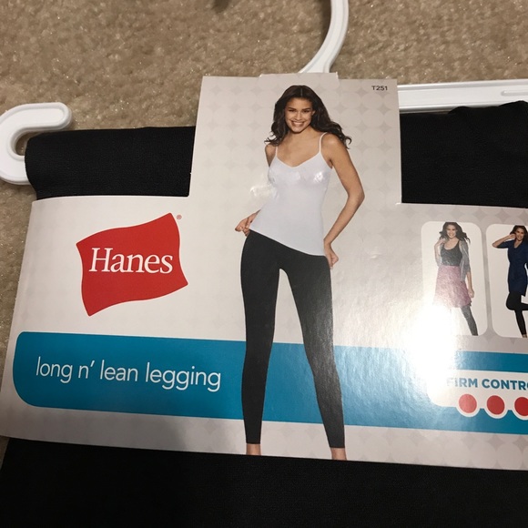 Hanes long and lean legging shape wear black - Picture 6 of 8
