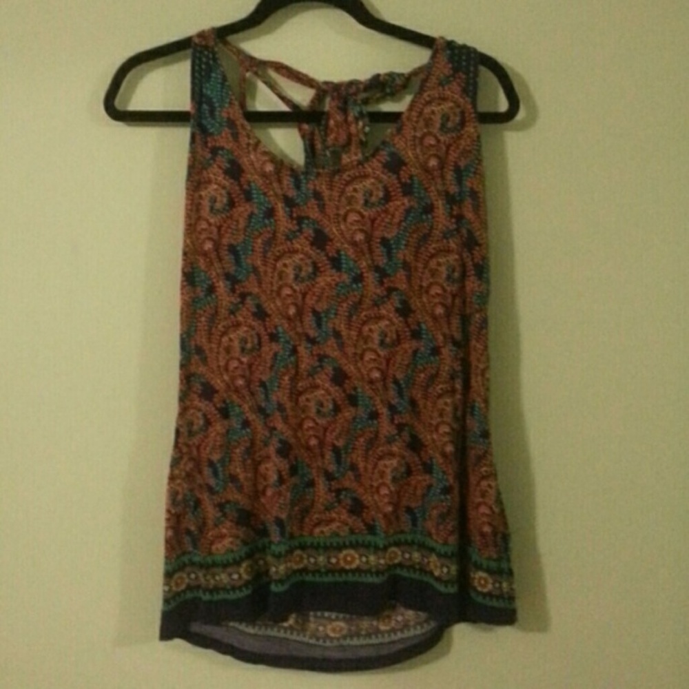 F21 multicolored tank dress