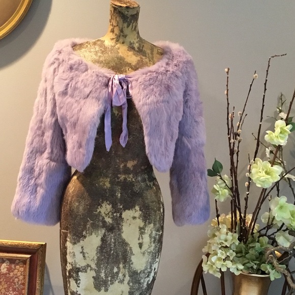 lavender bolero jacket