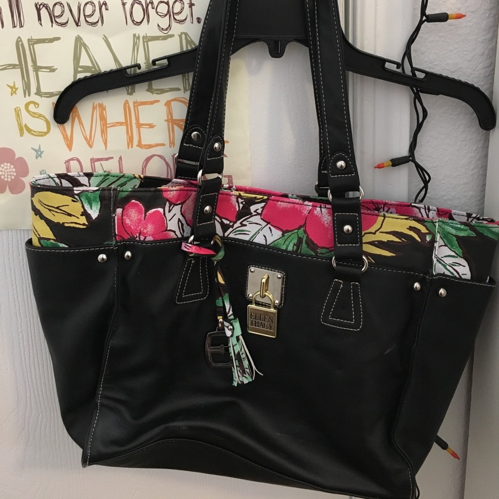 Large black purse