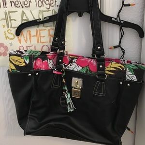 Large black purse