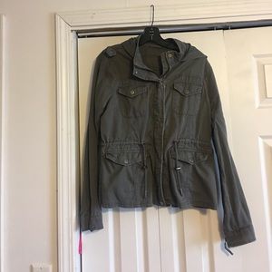 Dark grey denim jacket