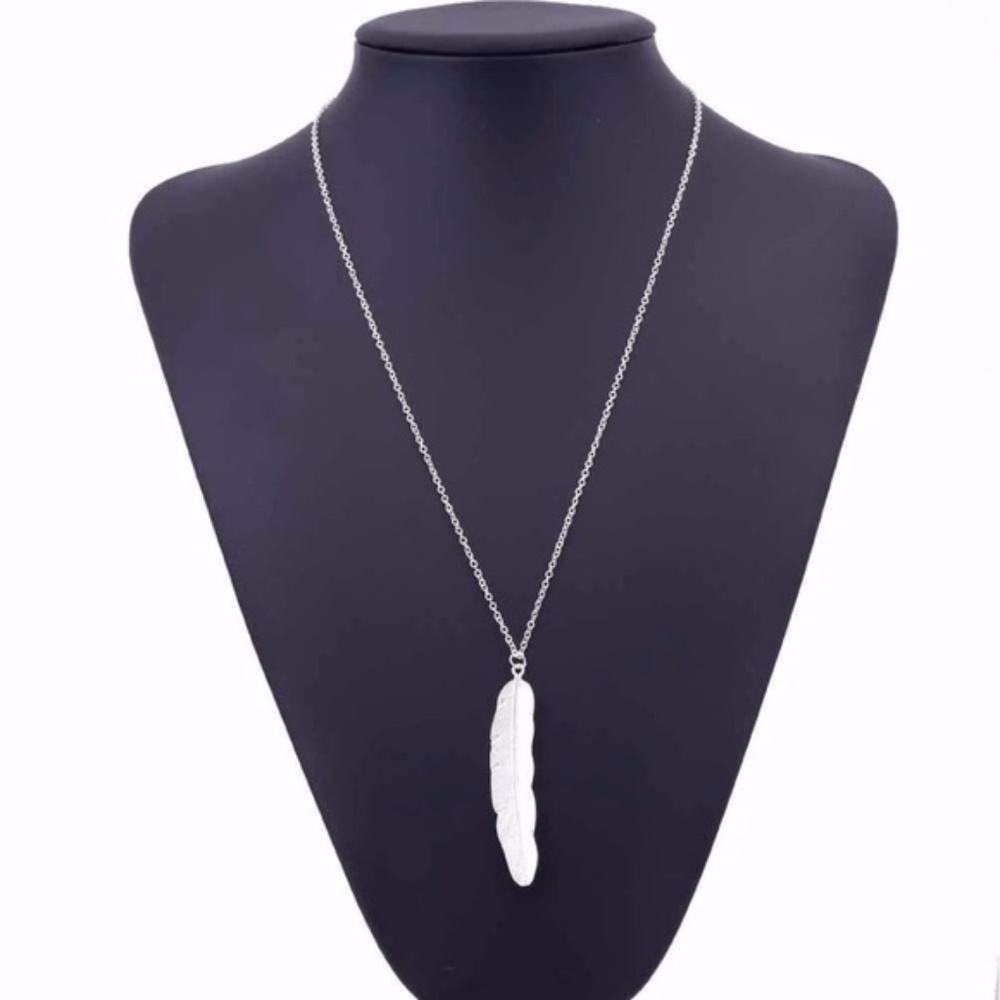 5 for $25 Feather Pendant Necklace - Picture 4 of 6