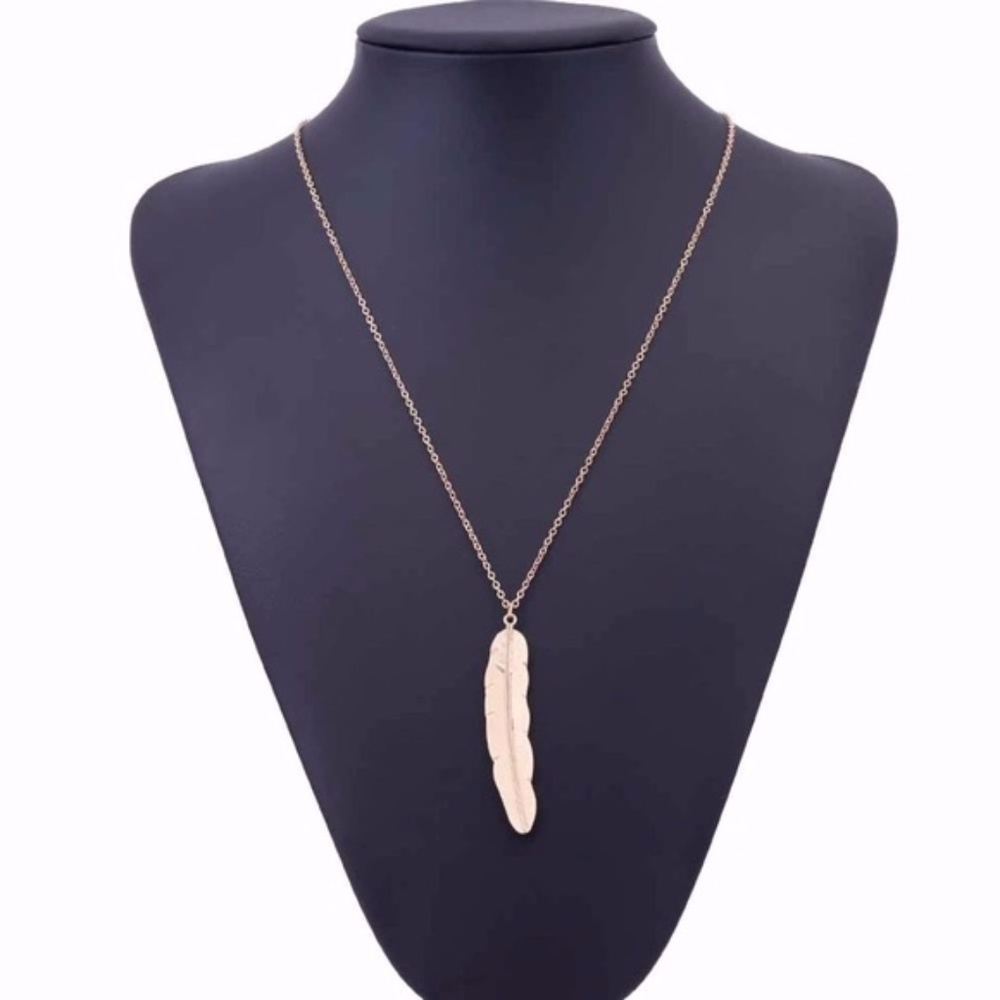 5 for $25 Feather Pendant Necklace - Picture 3 of 6