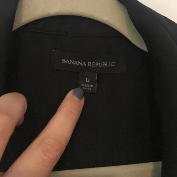 Black banana republic military dress - Picture 2 of 4