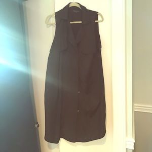 Black banana republic military dress