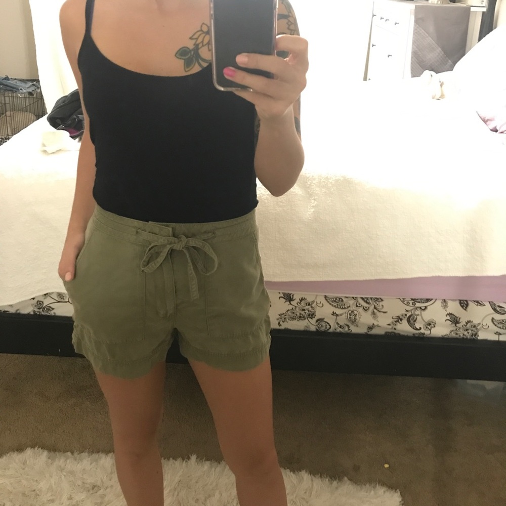 High waisted shorts