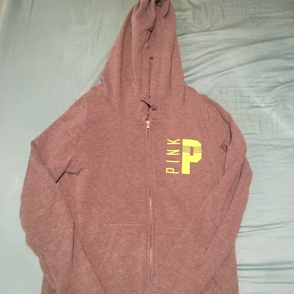 Zip up Pink Hoodie