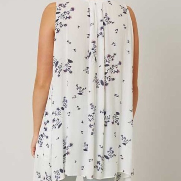 Free people sleeveless keyhole tunic - Picture 2 of 5