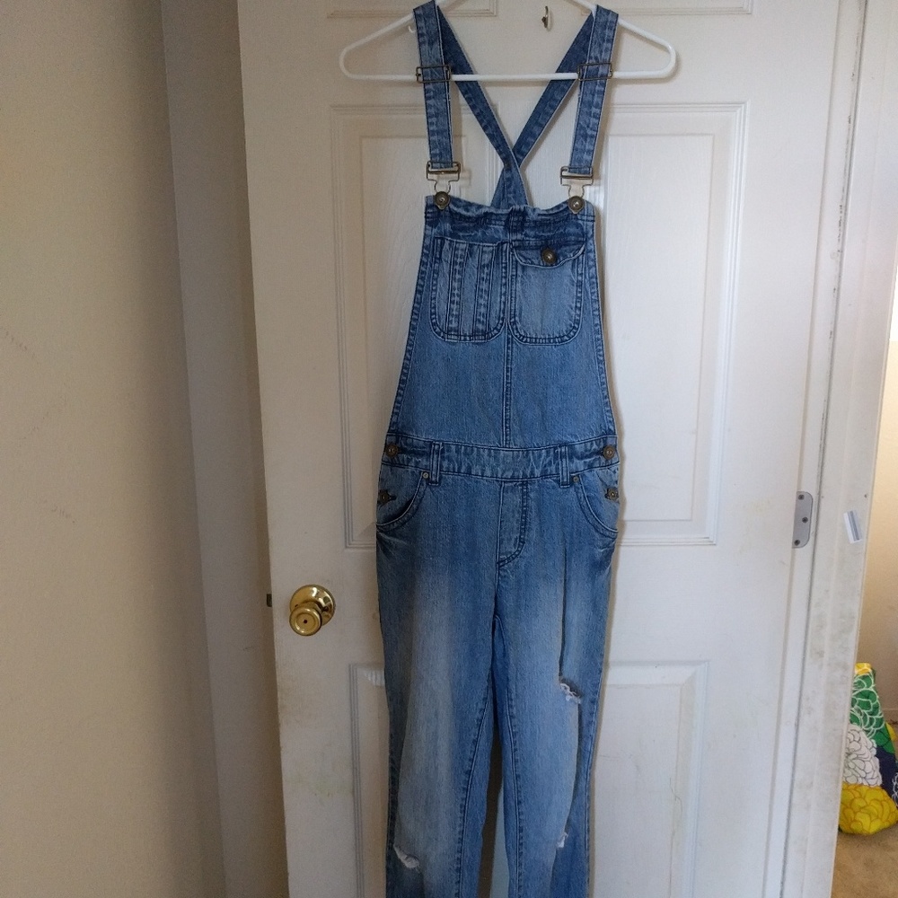 Denim pants overalls