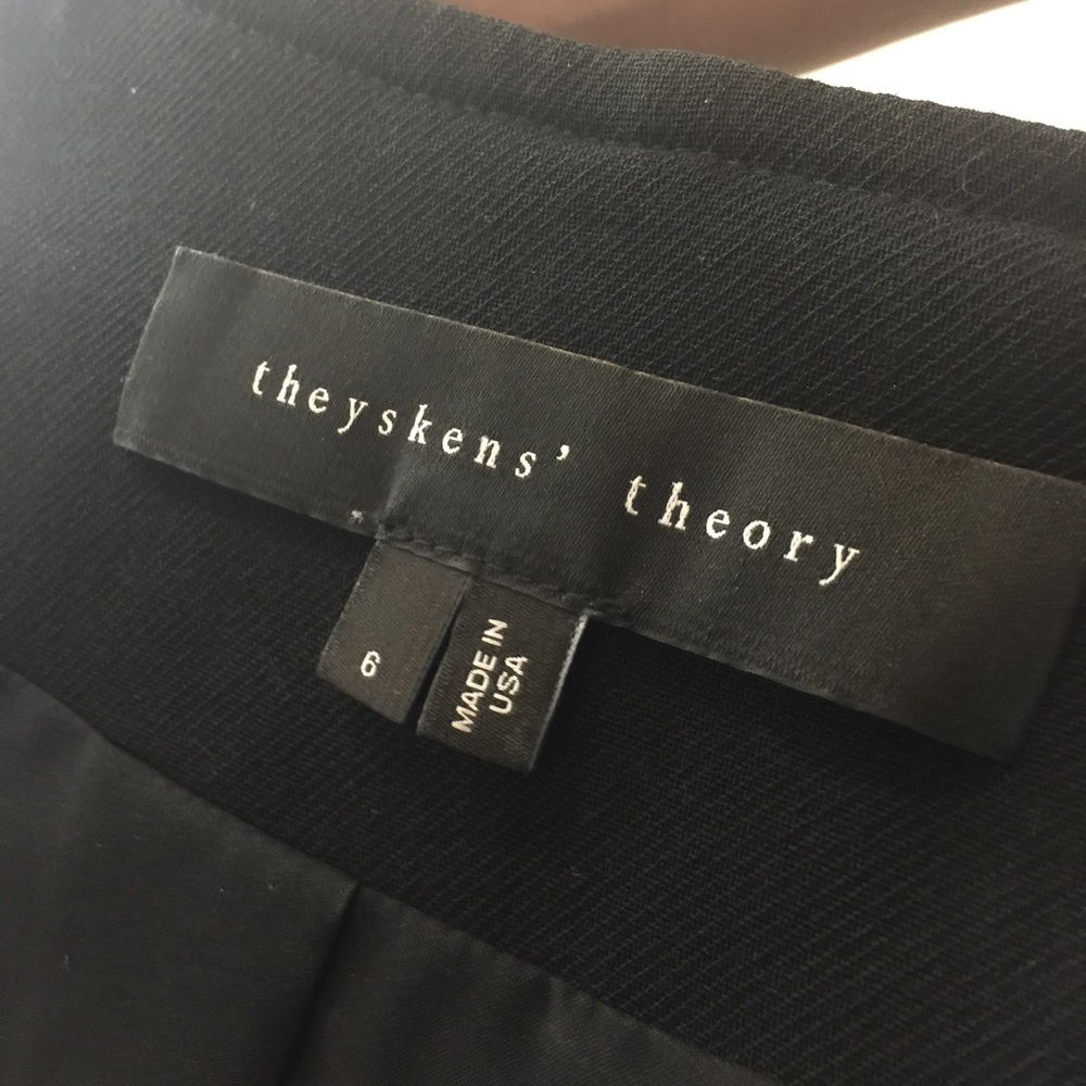 Theyskens Theory Jeda Black Structured Blazer - Picture 6 of 8