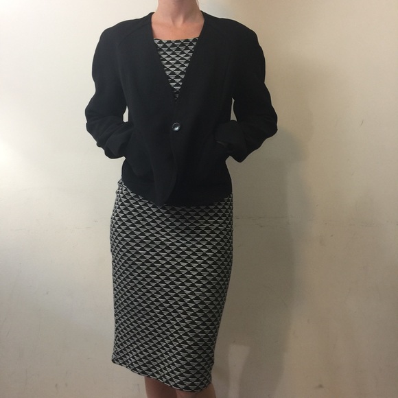 Theyskens Theory Jeda Black Structured Blazer - Picture 3 of 8