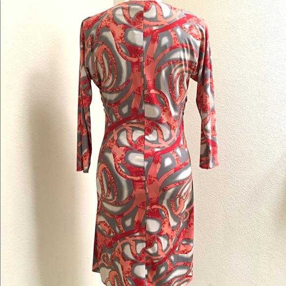 Orange Cowl neck dress - Picture 2 of 2