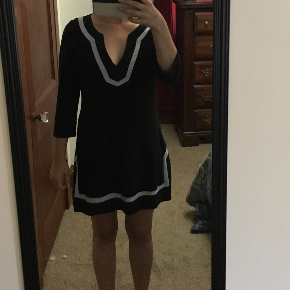 White House black market matte jersey dress as M
