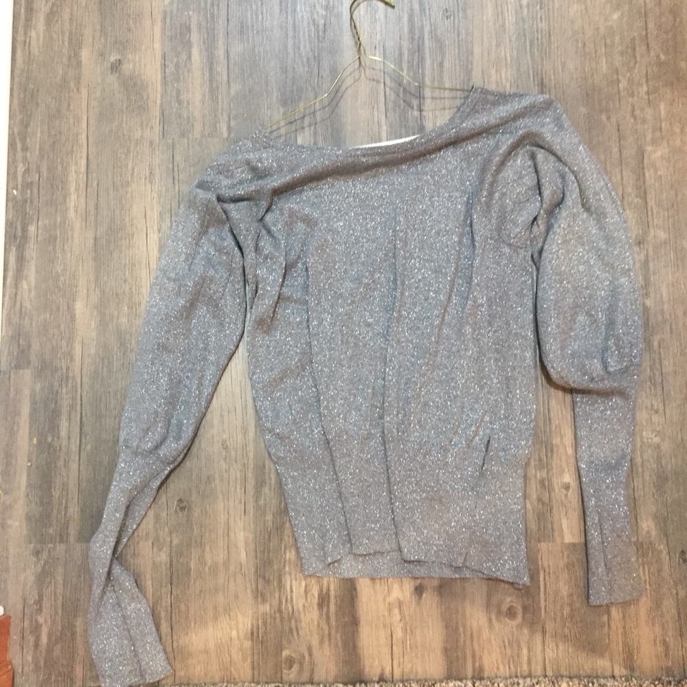 Sparkle silver sweater
