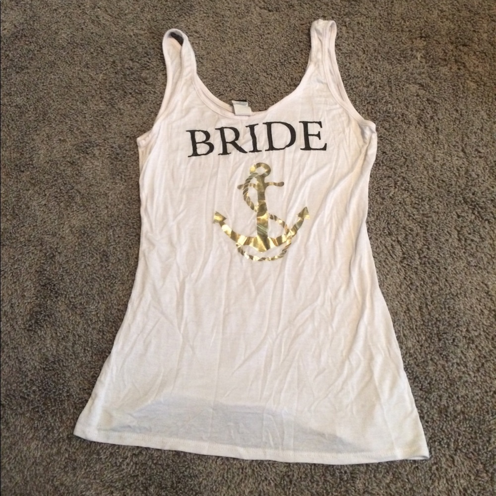 Bride to be tank top