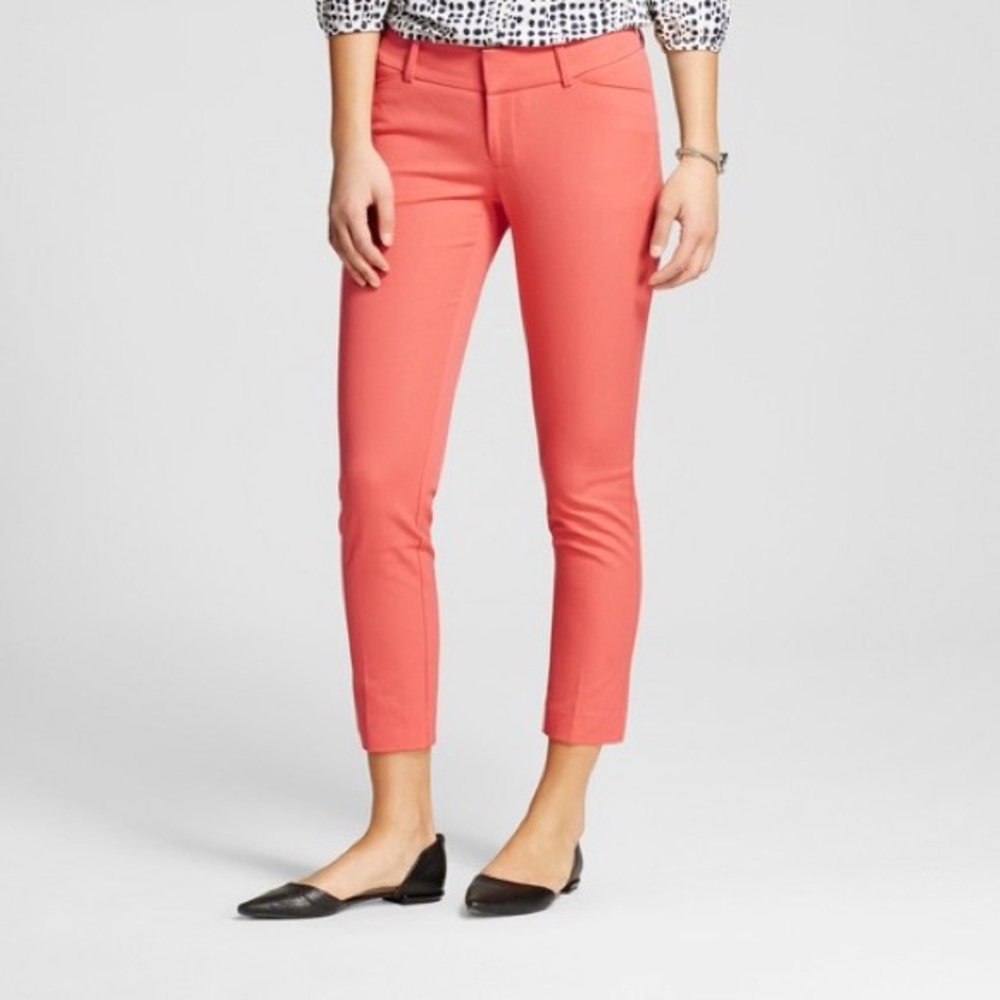Merona modern ankle pink pants